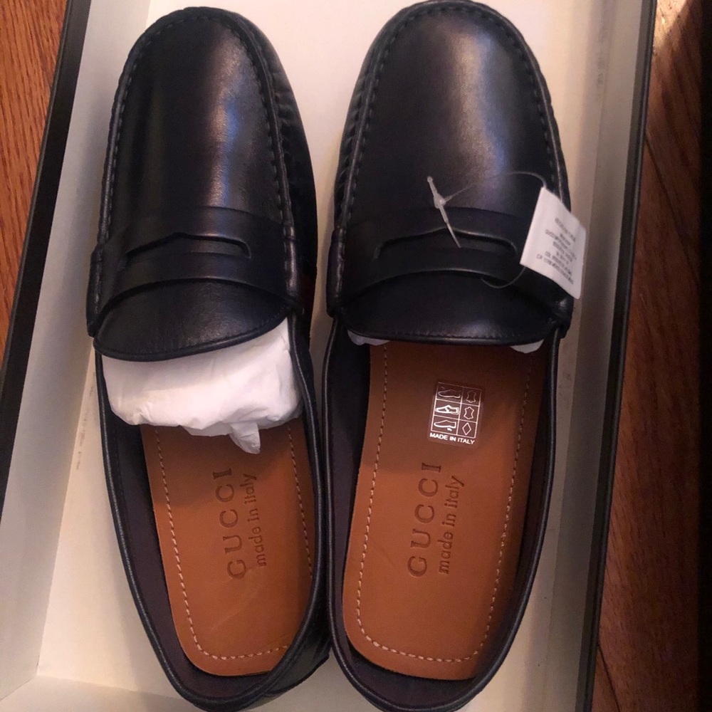 💯Authentic Gucci Men Nappa Moorea Preante Driver